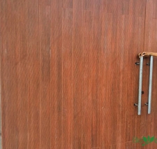 Cổng ốp gỗ Biowood
